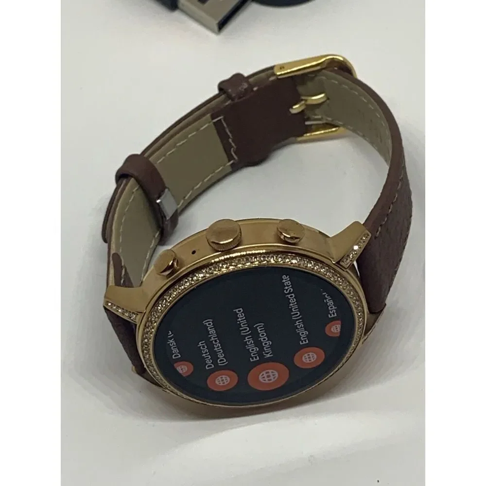Fossil Gen 4 Authentic Digital Dial Smart Watch Custom Band FTW6015 QT498